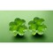 Ceramic Shamrock Plates-Set of 2, Indoor Home Decor Gift Idea Interior Decor
